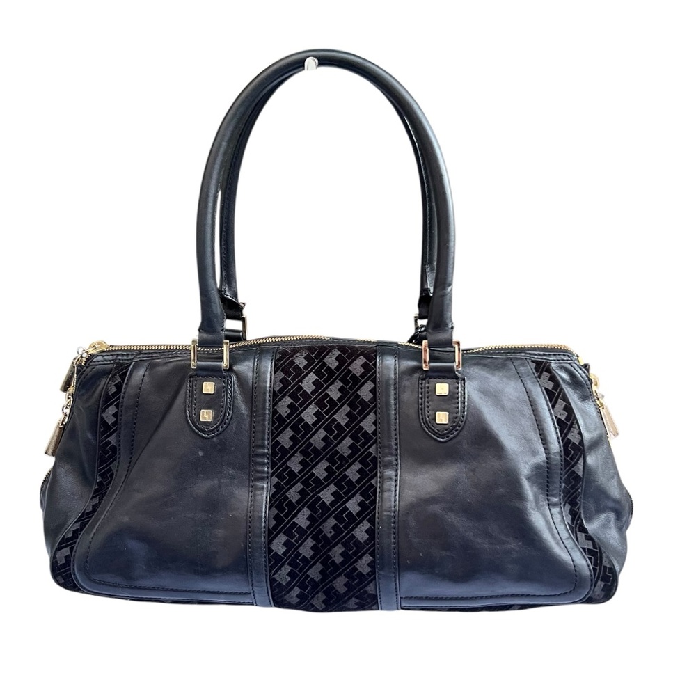 LAMB Imperia bag, black with gold accents